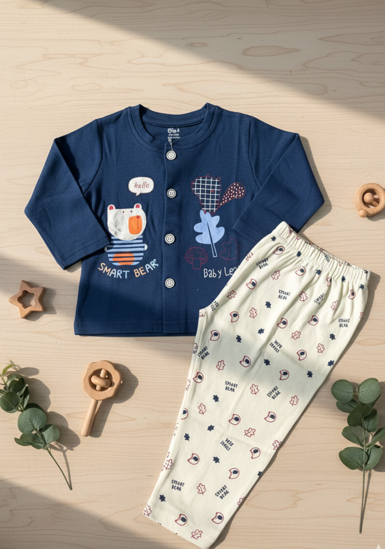 Smart Bear Blue Baby Set
