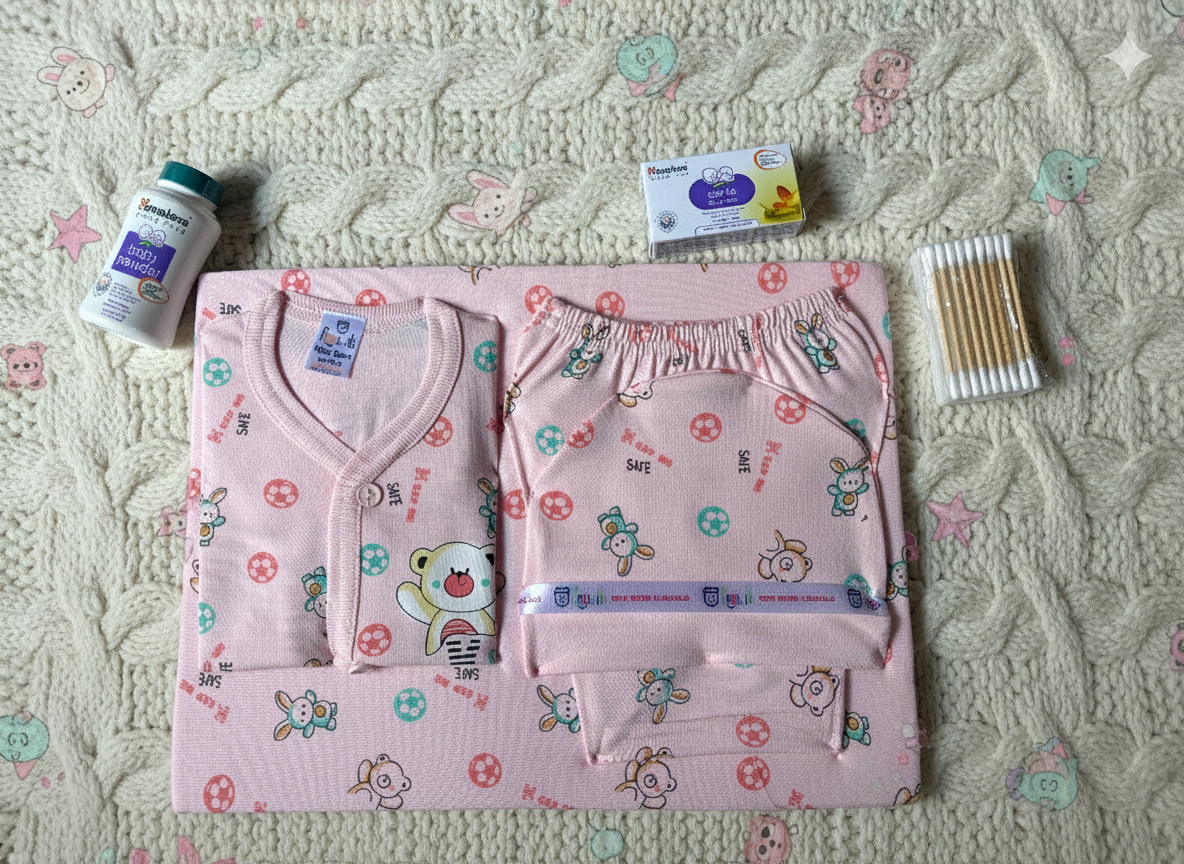 SnuggleCub Newborn Gift Set – Pink Edition