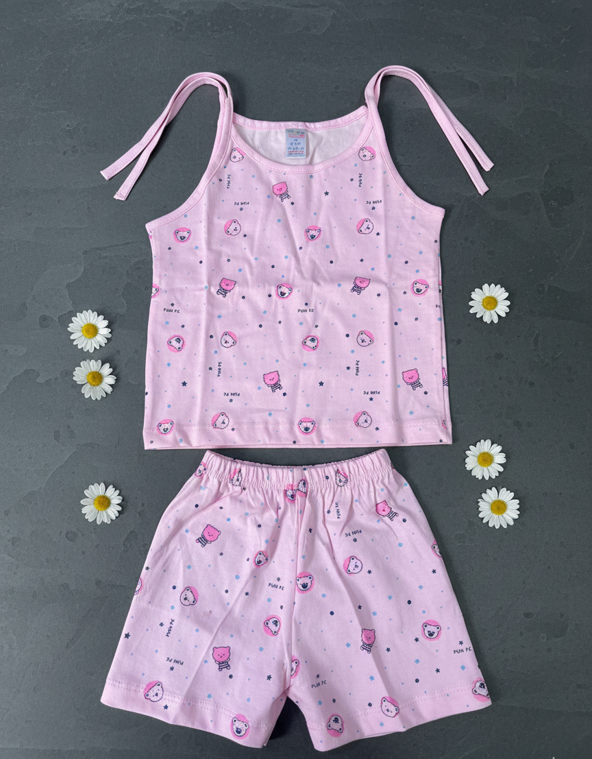 Light Pink Baby Pajama Set