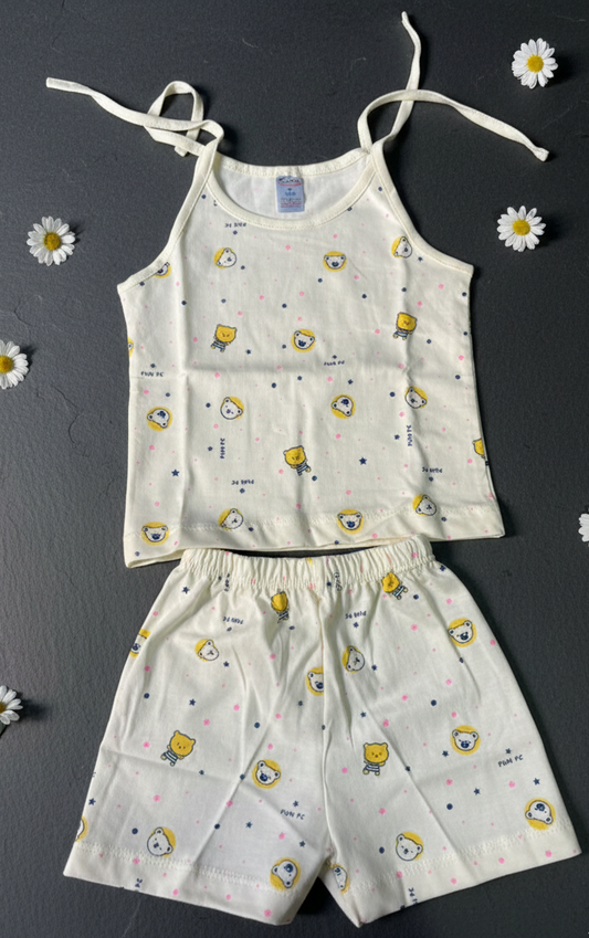 Light yellow Baby Pajama Set